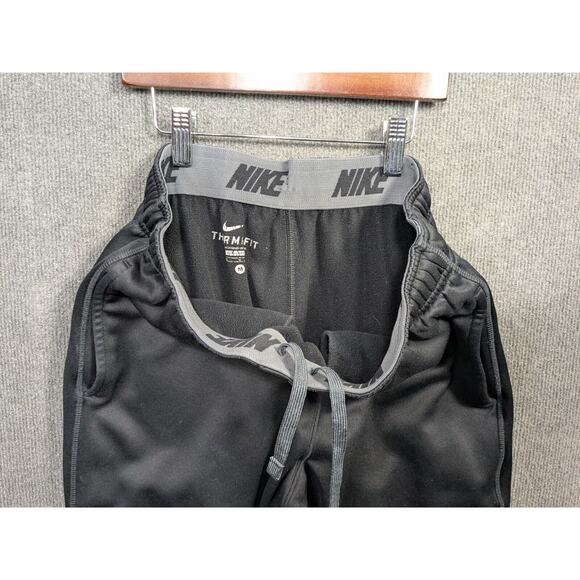 Nike Pants Mens Medium Fleece KO Knockout Therma Fit Drawstring Sweatpants - Picture 9 of 14